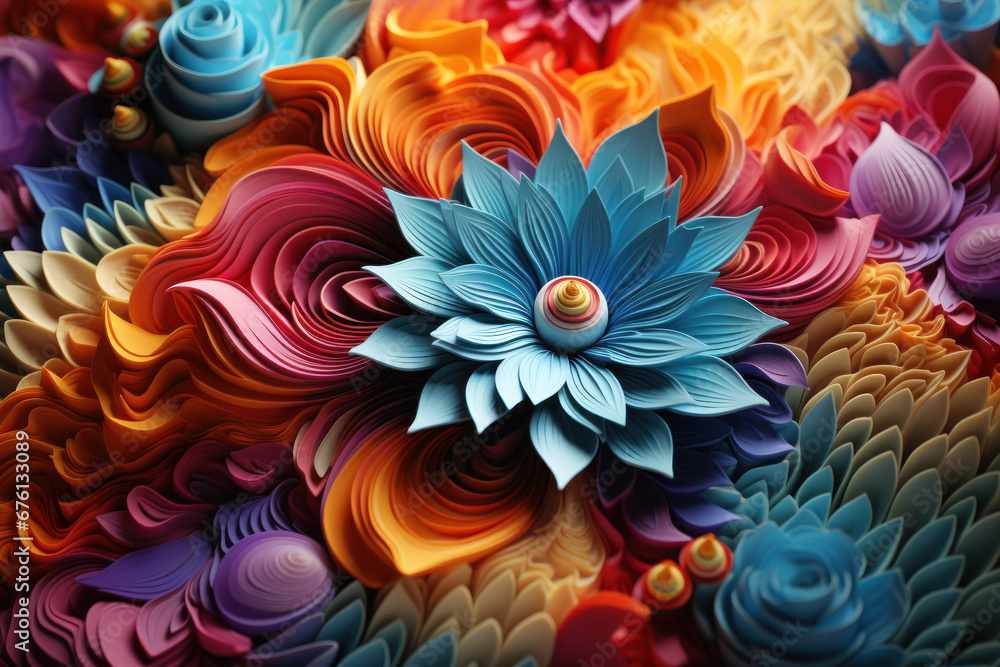 A visually stunning animated GIF on social media showcasing a rainbow of colors and intricate patterns, exemplifying the artistry in digital content creation. Generative Ai. A visually stunning animated GIF on social media showcasing a rainbow of colors and intricate patterns, exemplifying the artistry in digital content creation. Generative Ai.