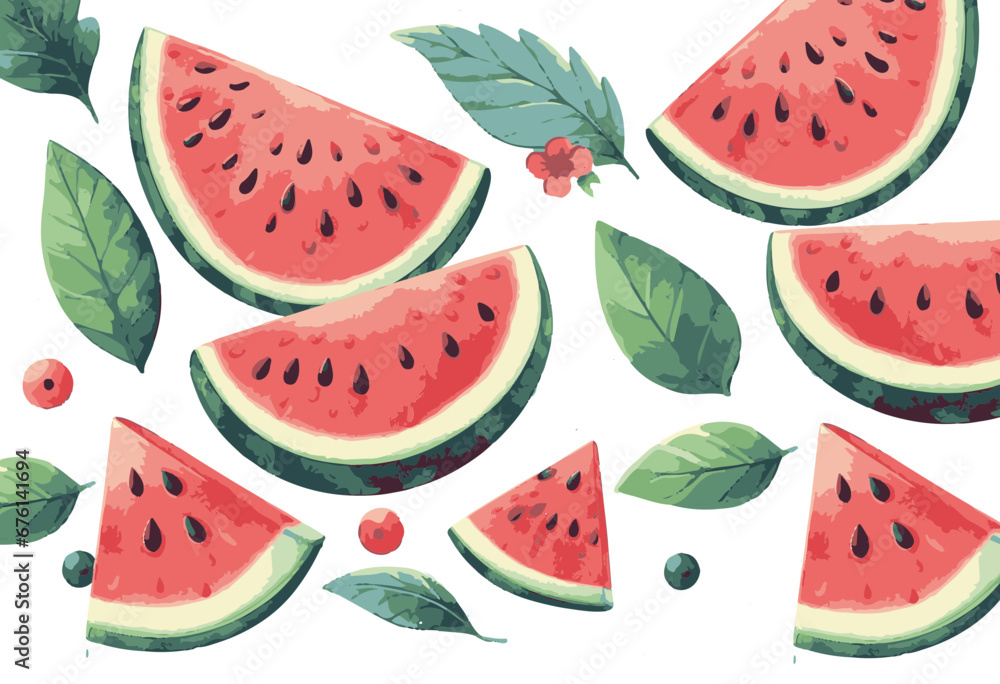 watermelon seamless pattern watermelon seamless pattern