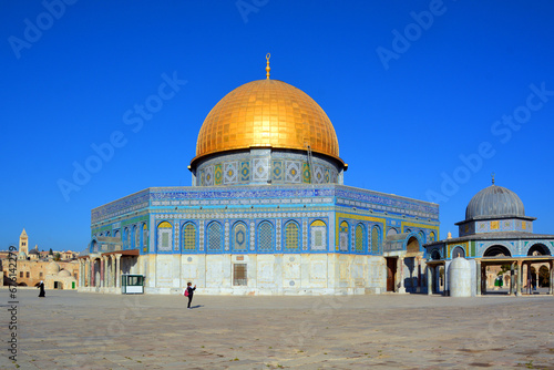 Temple Mount known as the the Noble Sanctuary of Jerusalem located in the Old City of Jerusalem, is one of the most important religious sites in the world.