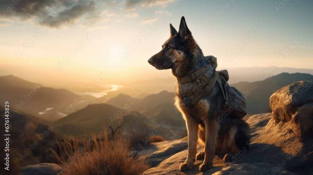 scout dog. Created with Generative AI. scout dog. Created with Generative AI.