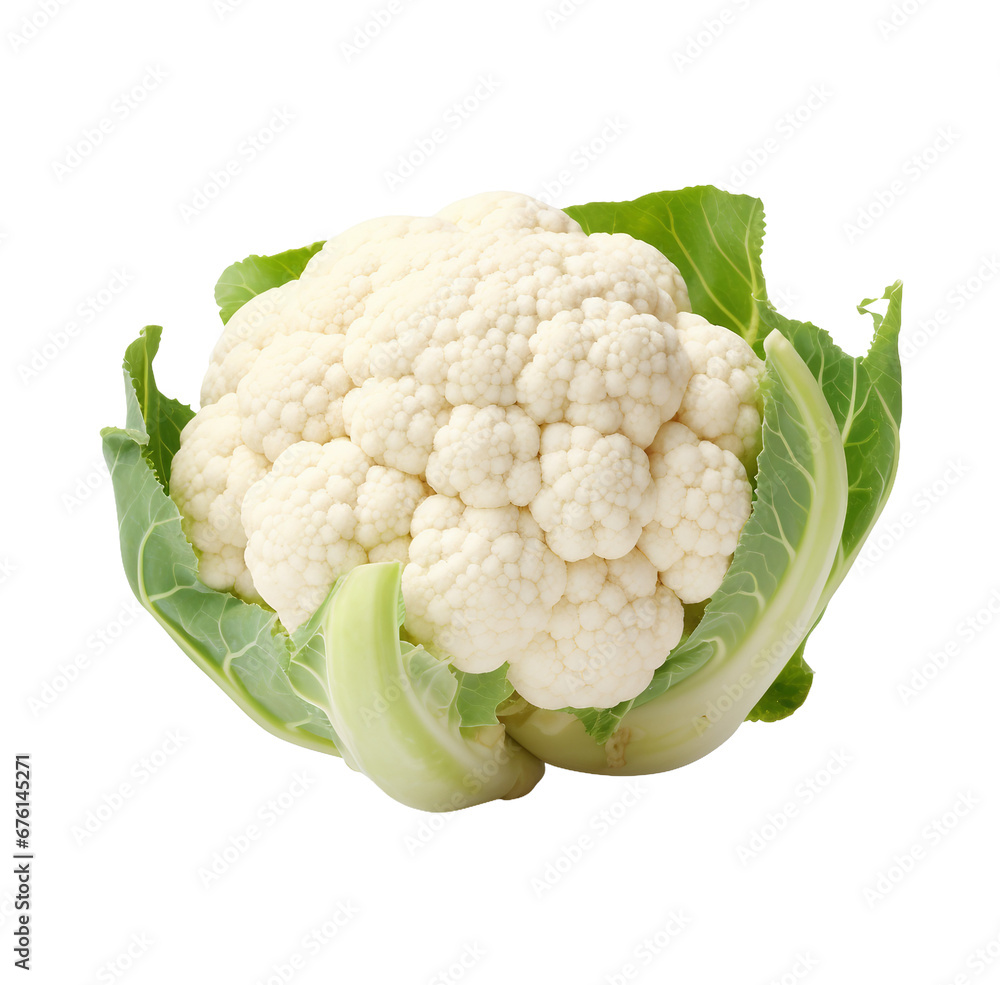 cauliflower isolated on white background cauliflower isolated on white background