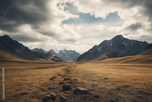 A Landscape Of Mountain Views