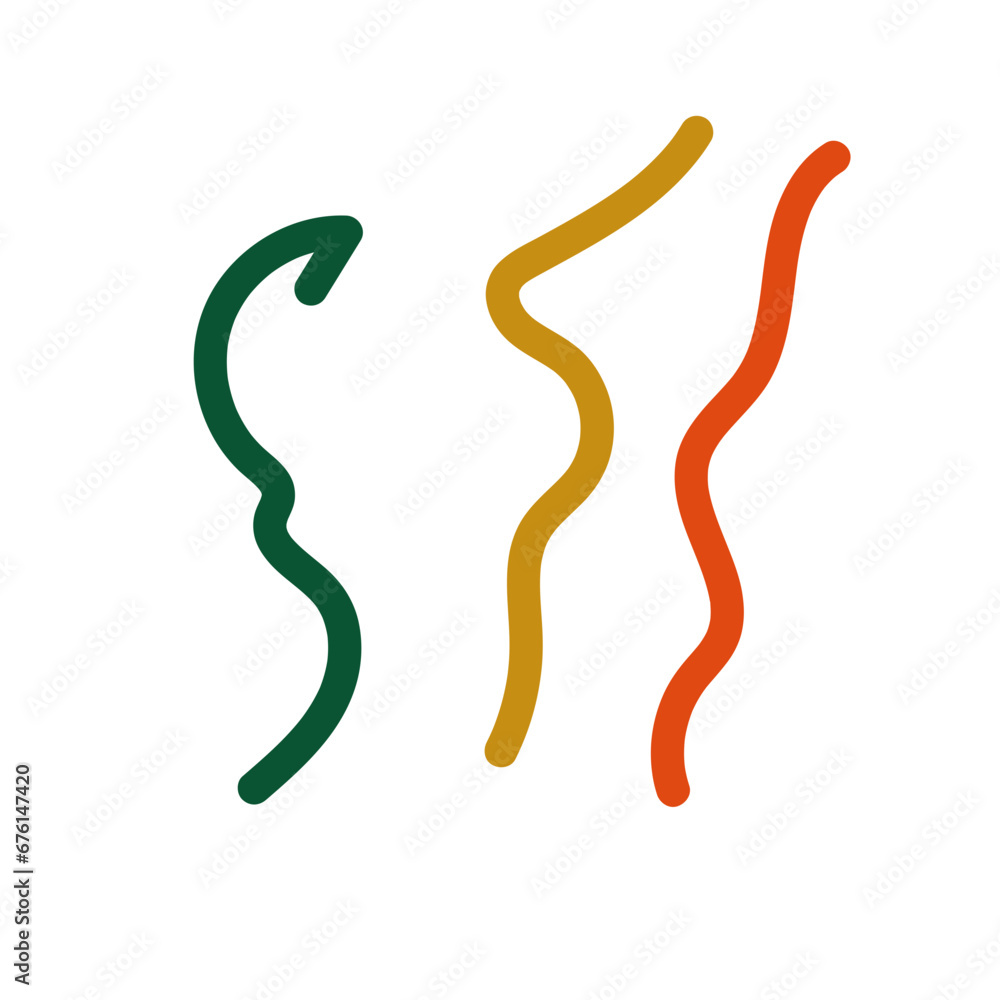 Abstract lines scribble vectors Abstract lines scribble vectors