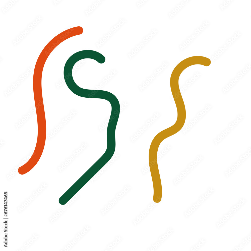 Abstract lines scribble vectors Abstract lines scribble vectors