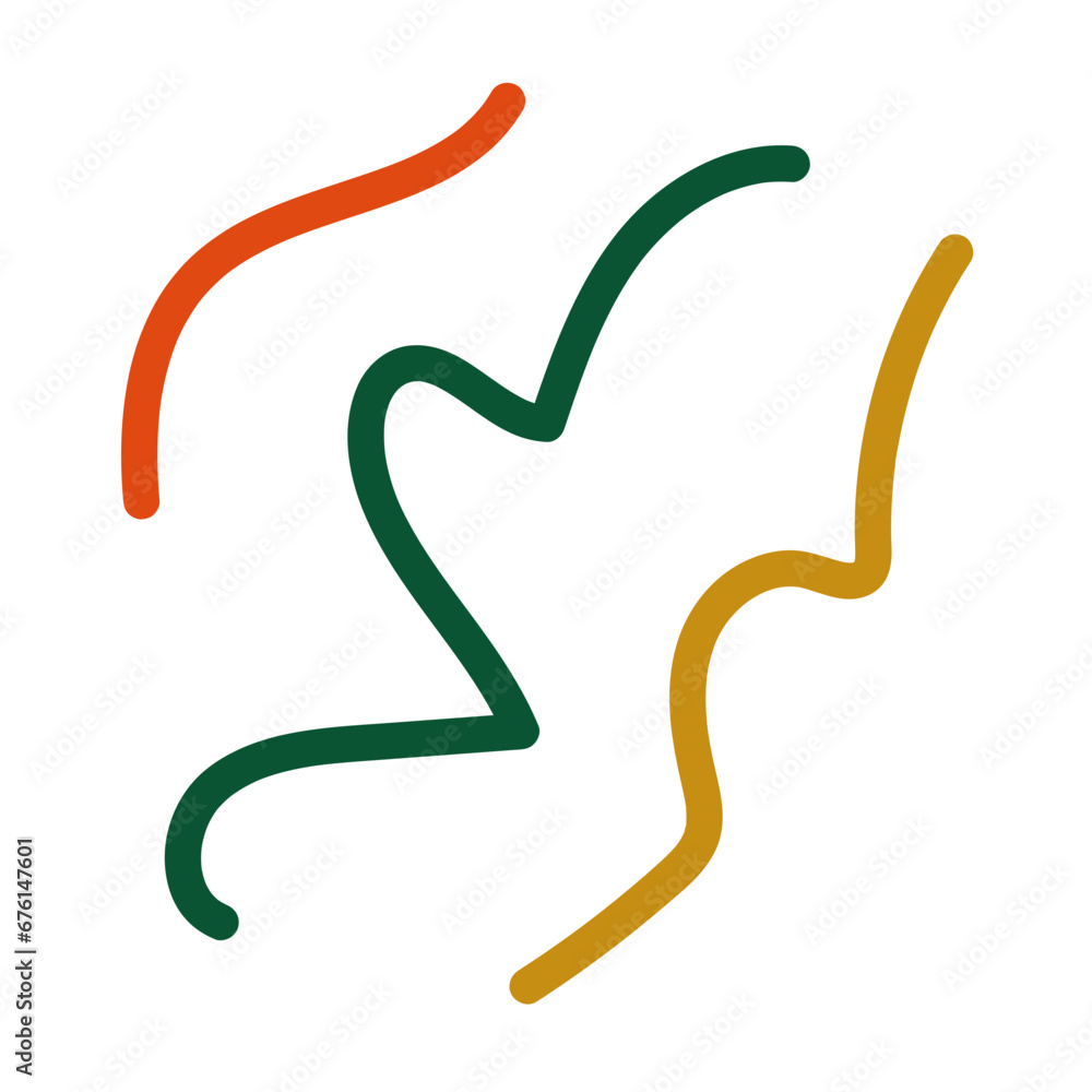 Abstract lines scribble vectors Abstract lines scribble vectors