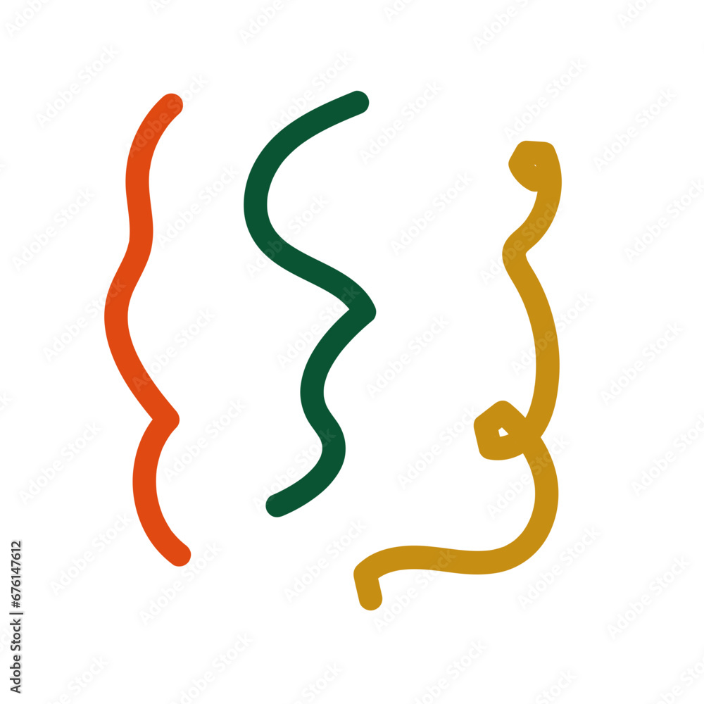 Abstract lines scribble vectors Abstract lines scribble vectors