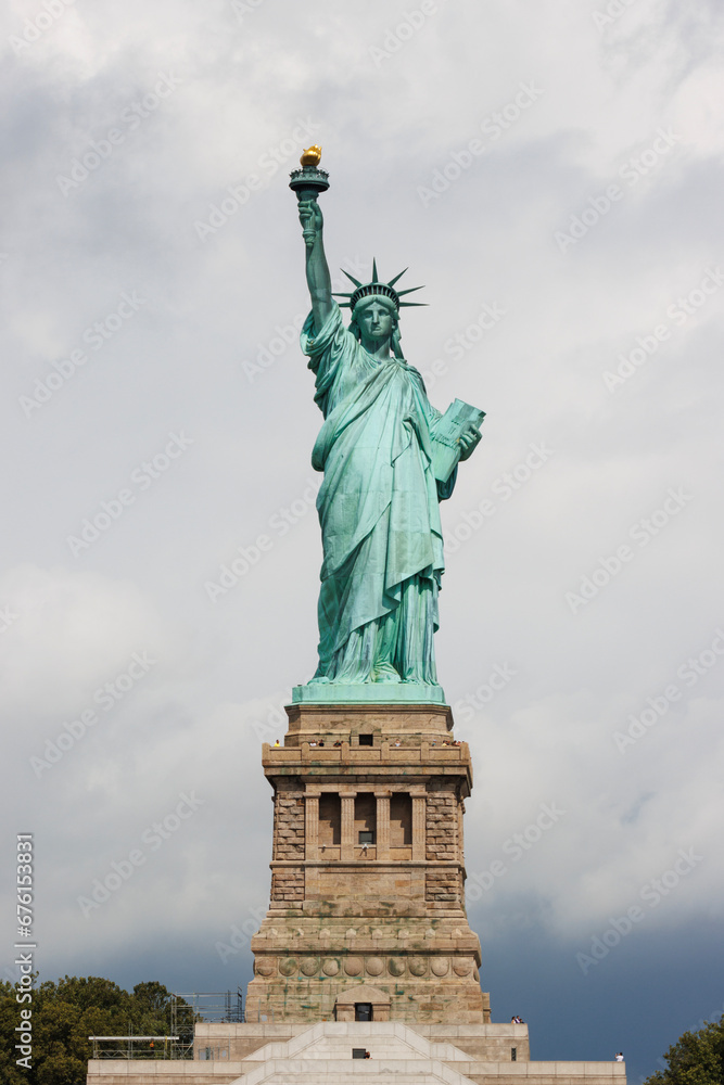 Obraz premium View of the Statue of Liberty