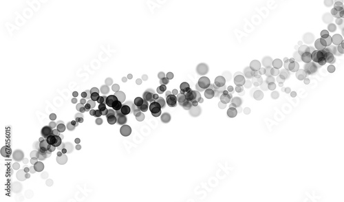 Backgroundless light. Bokeh lights with transparent background. Black circular lights. Bokeh lights PNG. 