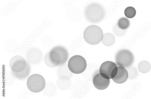 Backgroundless light. Bokeh lights with transparent background. Black circular lights. Bokeh lights PNG. 