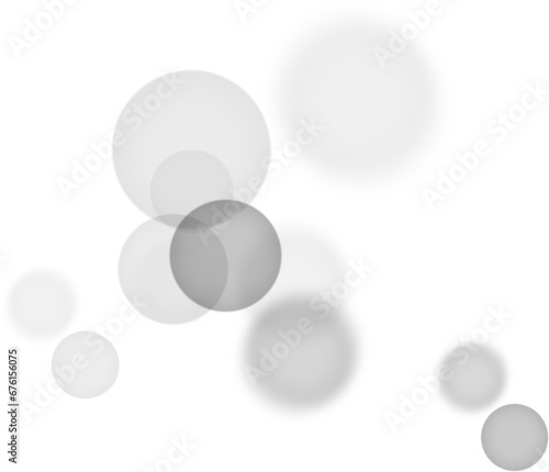 Backgroundless light. Bokeh lights with transparent background. Black circular lights. Bokeh lights PNG.
