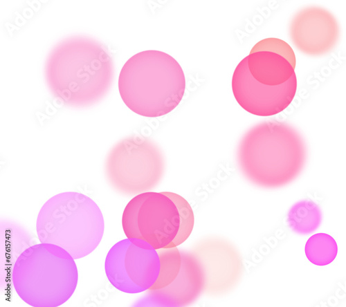 Backgroundless light. Bokeh lights with transparent background. Pink circular lights. Bokeh lights PNG.  © Moon Project