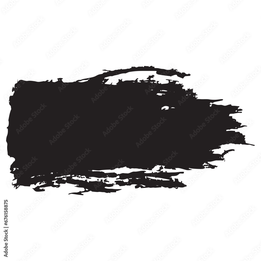 Obraz premium Stripe abstract brush stroke ink grunge background illustration