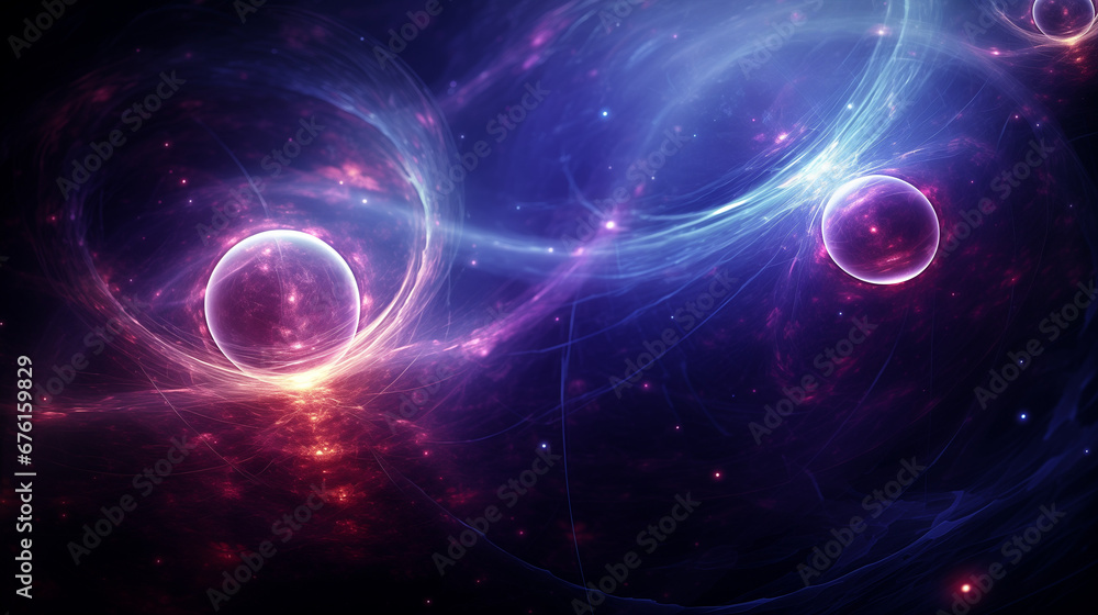 An abstract stellar background illustration. Generative AI. An abstract stellar background illustration. Generative AI.