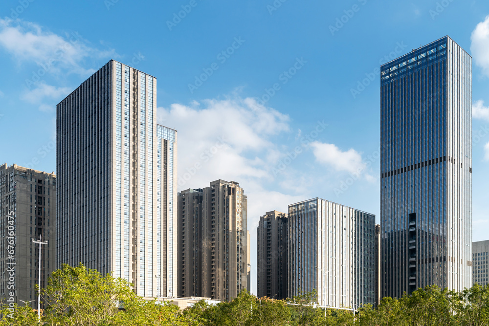 Daytime shot of the city skyline