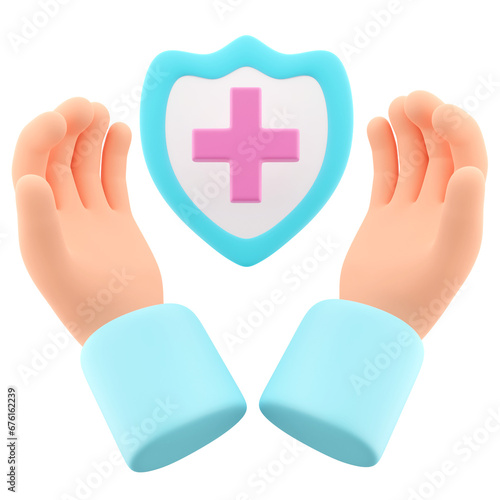 Medical Insurance 3D Illustration