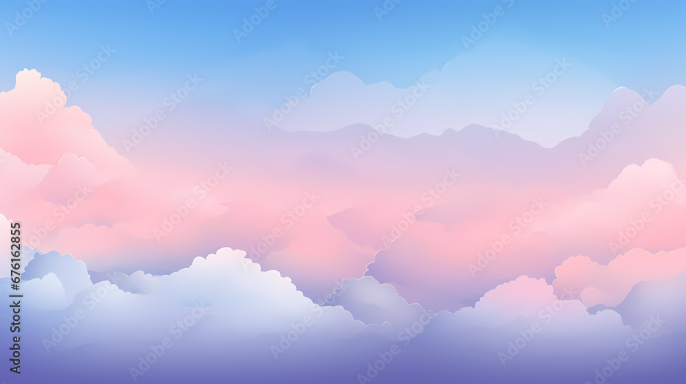 Flat gradient poster web page PPT background for website