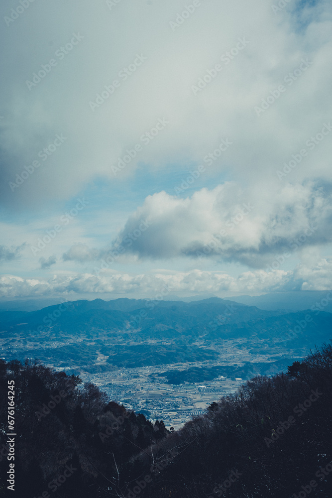 山頂からの景色