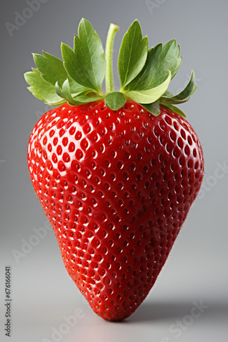 Portrait of strawberry. Ideal for your designs  banners or advertising graphics.