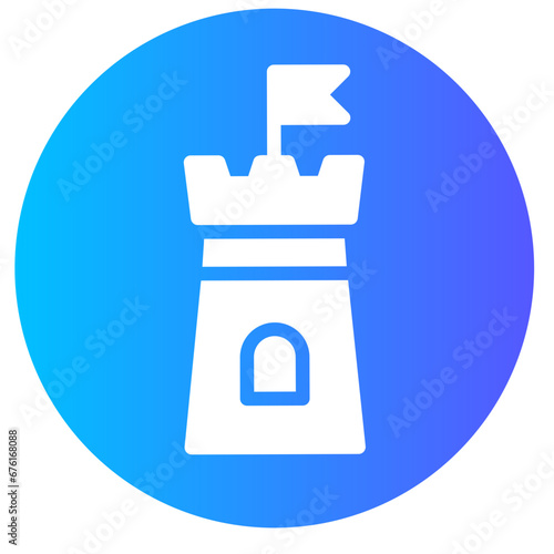 tower gradient icon