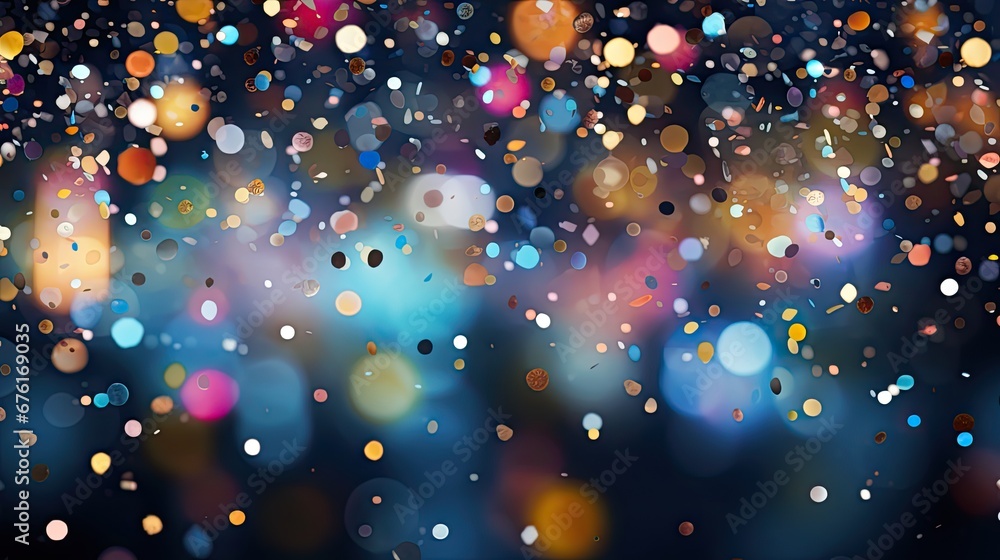 Glittery Bokeh Celebration Background