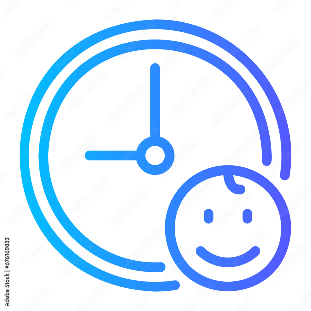 time gradient icon time gradient icon