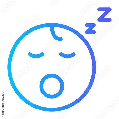 sleep gradient icon