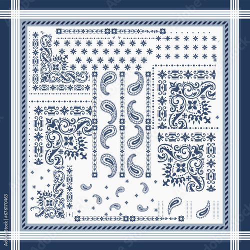 background with a set of patterns