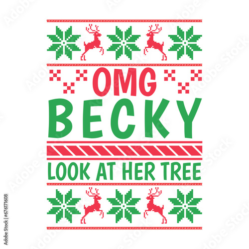 Omg Becky Look At Her Tree Svg