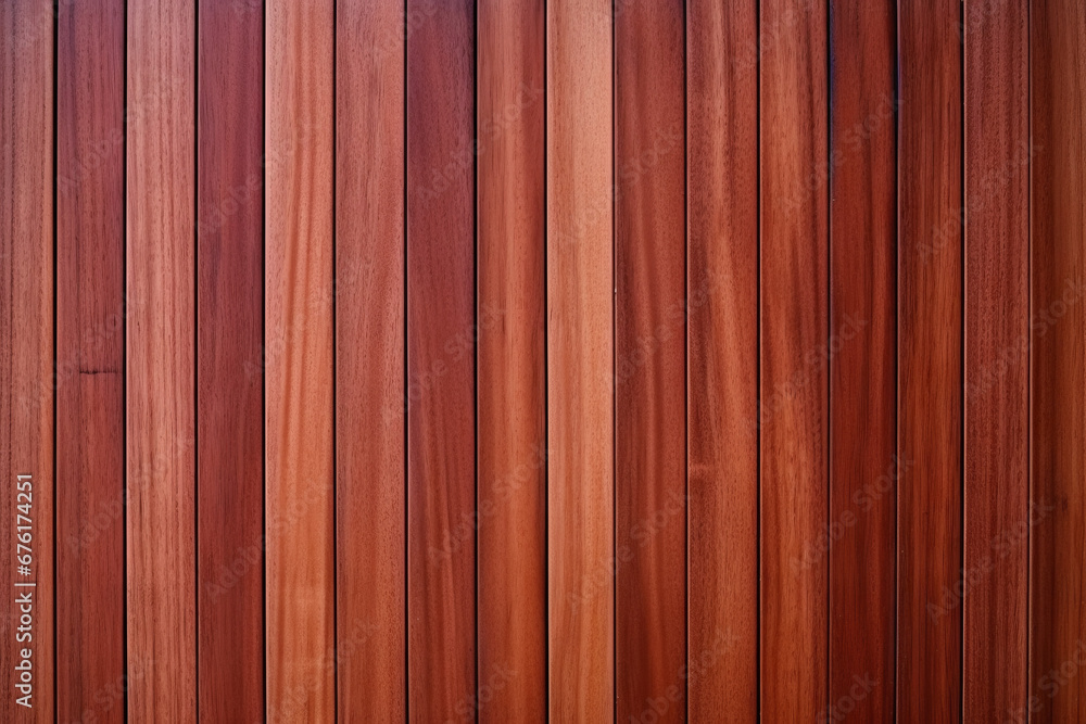 Naklejka premium Mahogony vertical boards, planks, surface material wall texture