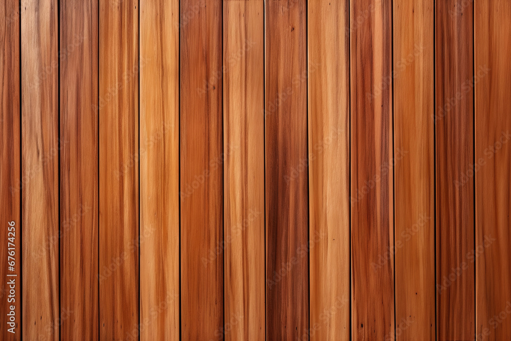 Fototapeta premium Wooden wall texture of vertical cedar wood planks, surface material boards