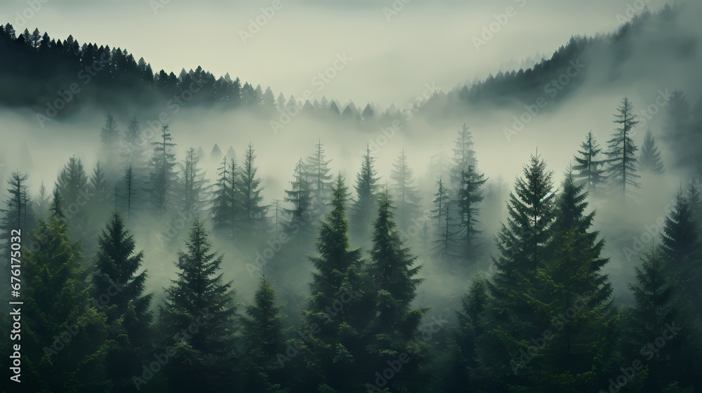 Forest poster web page PPT background Forest poster web page PPT background
