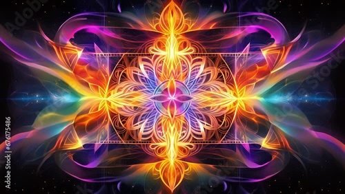 With each blink of an eye a tapestry of untold secrets unravels spreading outwards with a kaleidoscope of light. photo