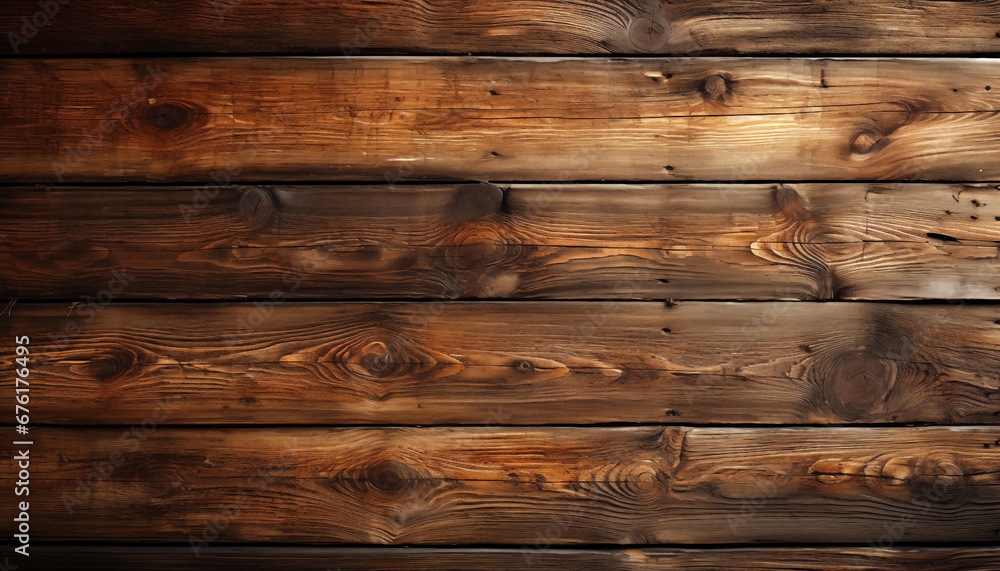 Fototapeta premium Wood plank texture created with a generative ai technology
