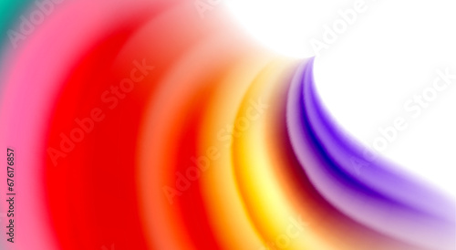 Color mixing liquid rainbow shape background