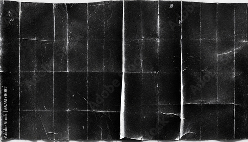 Black Folded Paper Textured photo