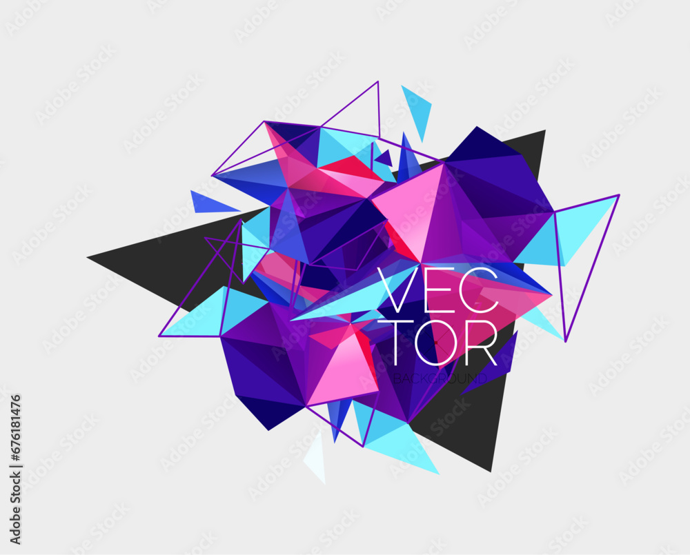 Triangle mosaic composition geometric abstract background, dynamic and structured visual experience Triangle mosaic composition geometric abstract background, dynamic and structured visual experience