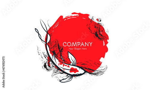 Koi Fish Logo.