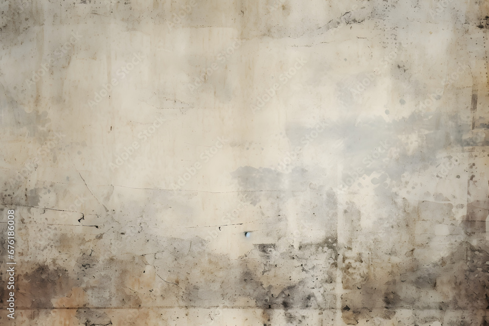 OLD NEWSPAPER BACKGROUND, GRUNGE PAPER TEXTURE, SPACE FOR TEXT. generative AI.