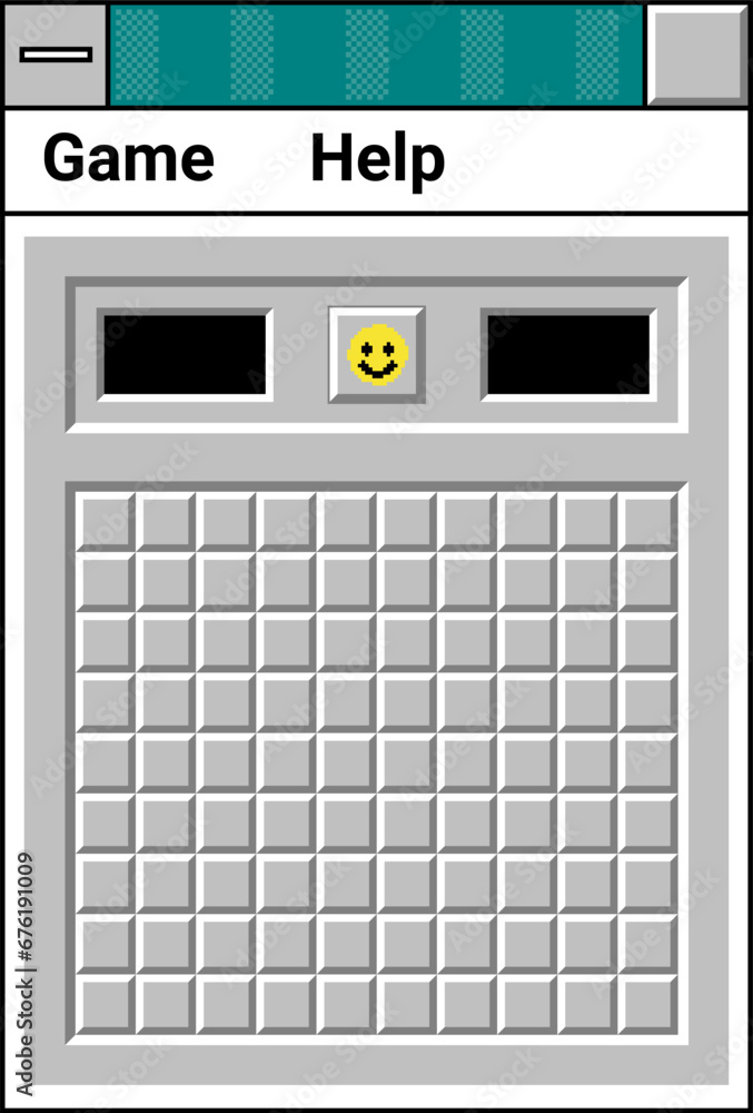 Interface of old game on windows operation system Interface of old game on windows operation system