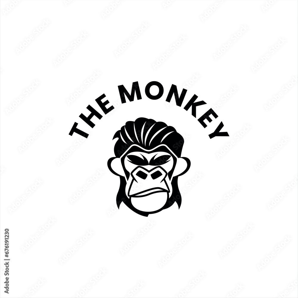 Monkey head logo Monkey head logo