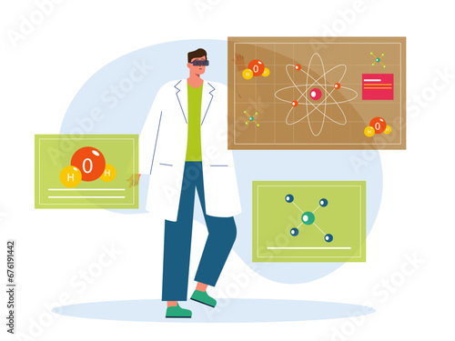 Laboratory illustration.