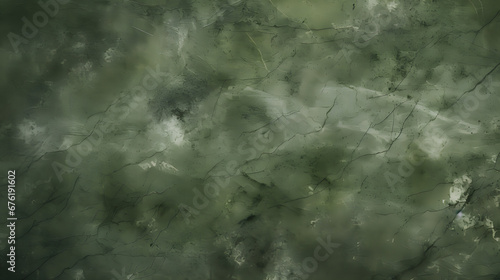 Olive green army background texture with scratches ans rips texture marble. generative AI. photo