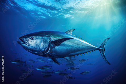 Bluefin tuna underwater © Veniamin Kraskov