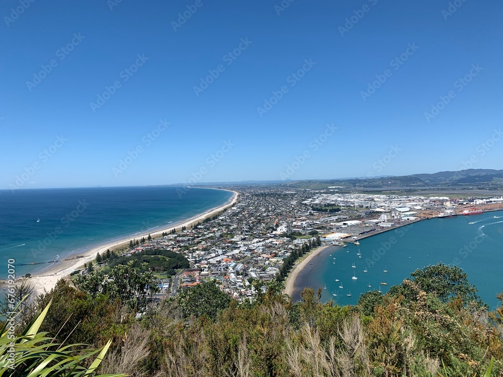 A view from the top of Mount Maunganui