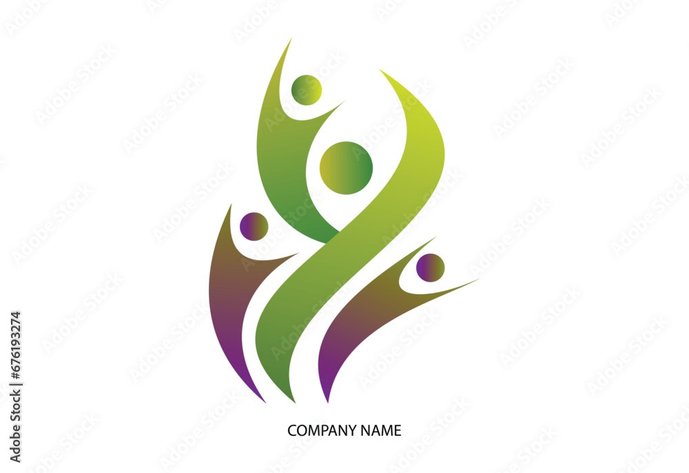 Fototapeta premium Multi-Ethnic Group of People Community, Unity, Friendship and Solidarity