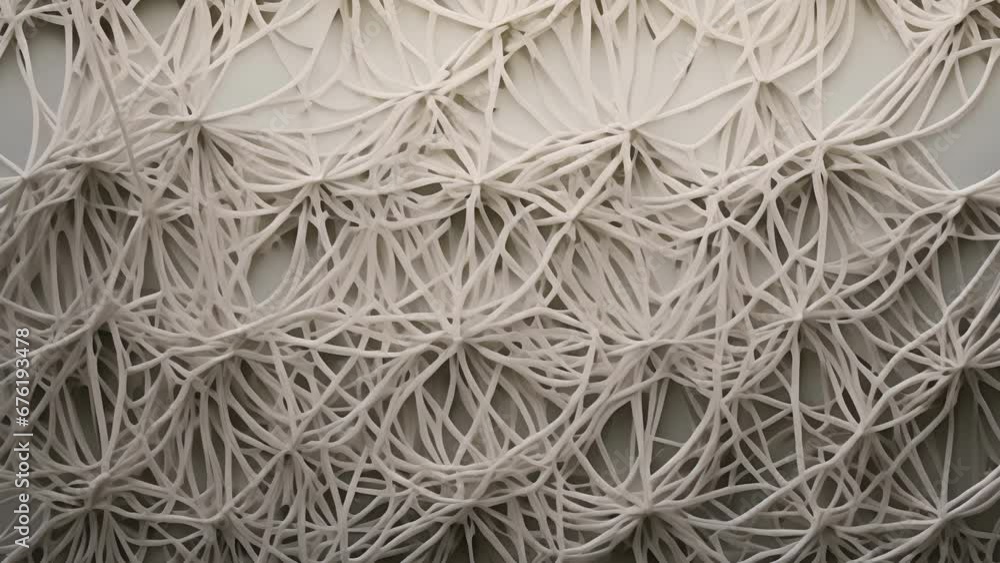 A network of thin silver wires, intricately intertwined and seemingly endless, creating a mesmerizing and intricate pattern. A network of thin silver wires, intricately intertwined and seemingly endless, creating a mesmerizing and intricate pattern.