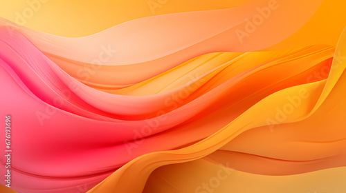 Orange yellow pink lines abstract poster web page PPT background