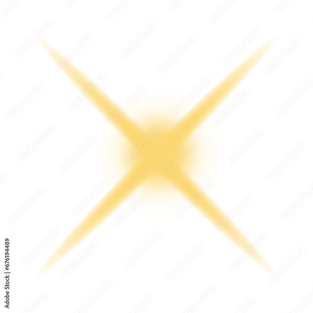 Yellow glow light effect. Star burst isolated on transparent background PNG Yellow glow light effect. Star burst isolated on transparent background PNG