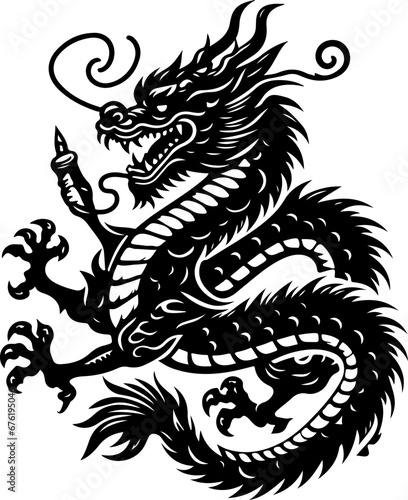 Dragon sketch art