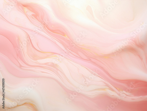 Abstract pink liquid ocean and swirls of marble calm and peaceful background